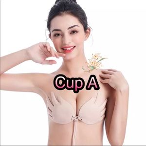 Hand Shape Push Up Strapless Bra A Nude